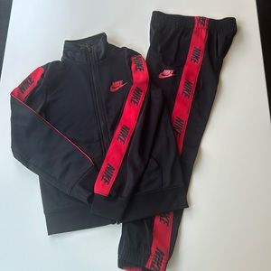 Nike Black/Red track suit